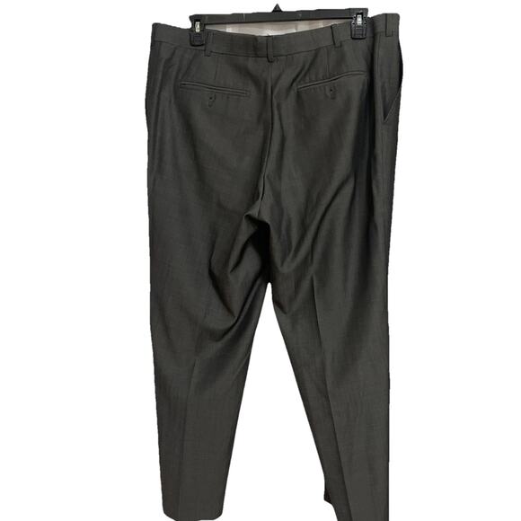 Mantoni 40 x 28 Dark Grey Super 140s Virgin Wool Suit Slacks Mens Pants Italy - Picture 2 of 5